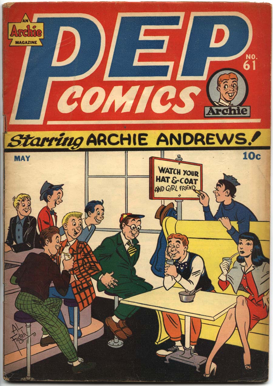 Book Cover For Pep Comics 61