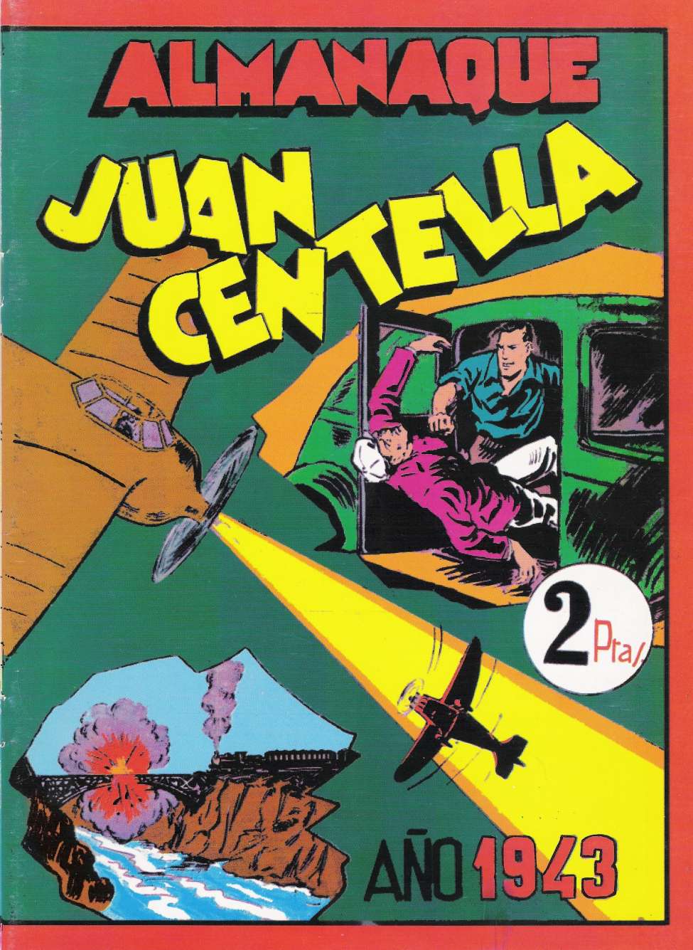 Comic Book Cover For Juan Centella Almanaque 1943