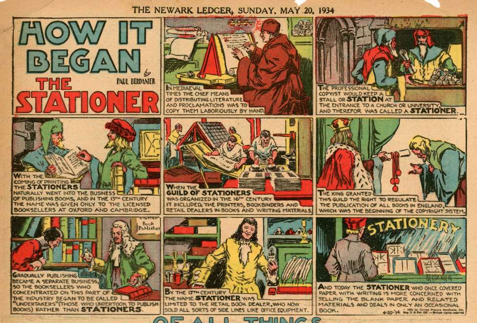 Comic Book Cover For How It Began 1934-36