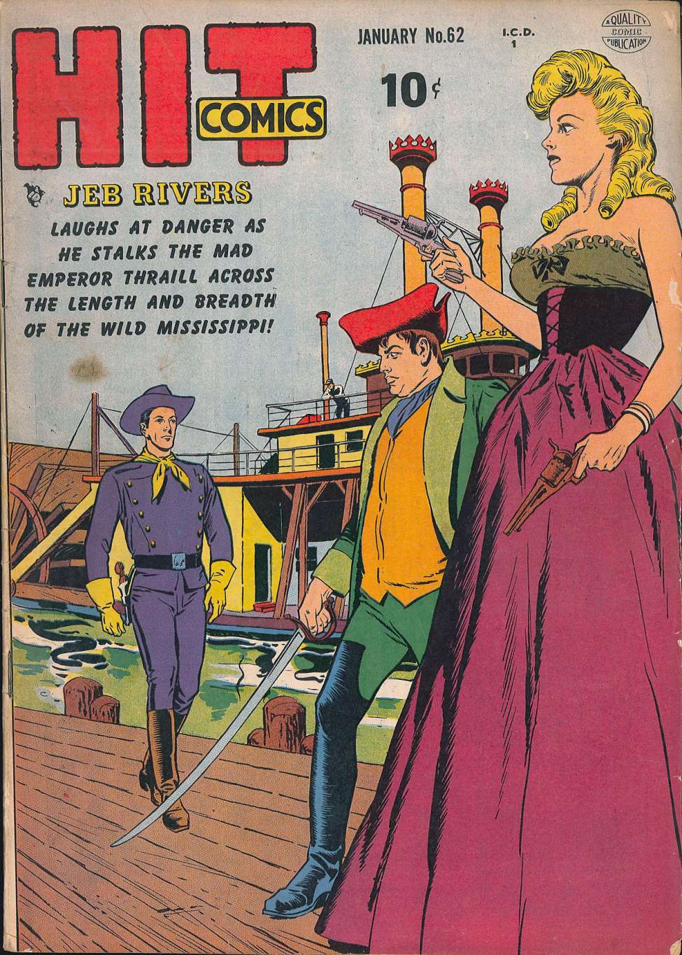 Comic Book Cover For Hit Comics 62