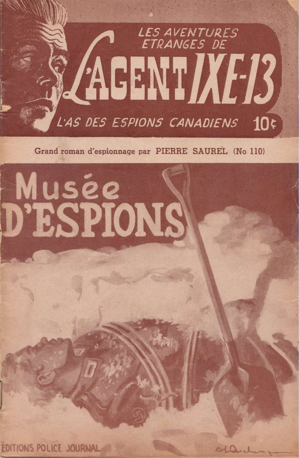 Comic Book Cover For L'Agent IXE-13 v2 110 - Musée d'espions