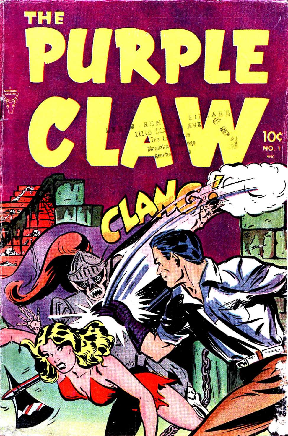 Comic Book Cover For Purple Claw 1