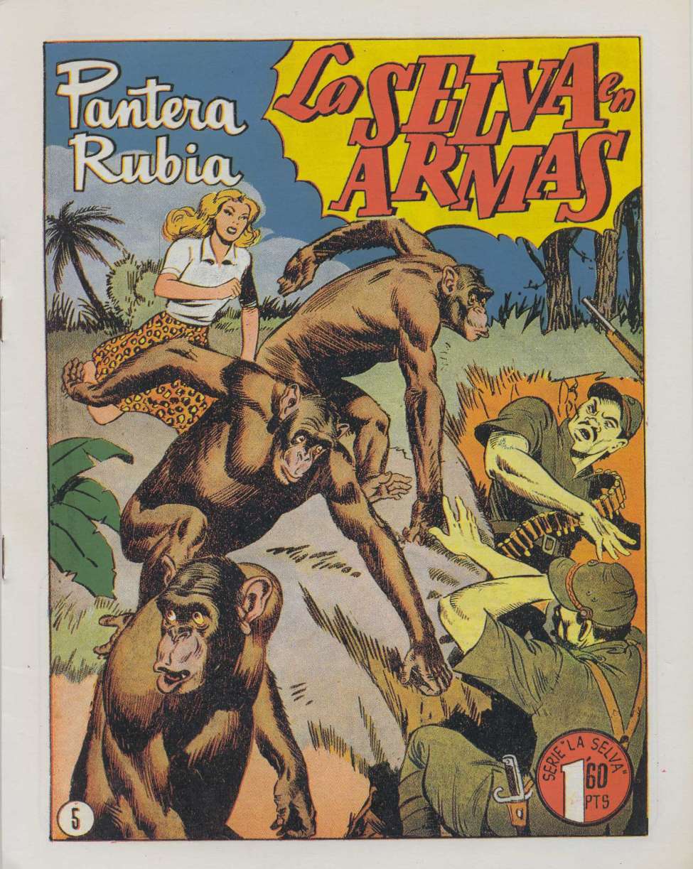 Book Cover For Pantera Rubia 3 - La Selva en Armas