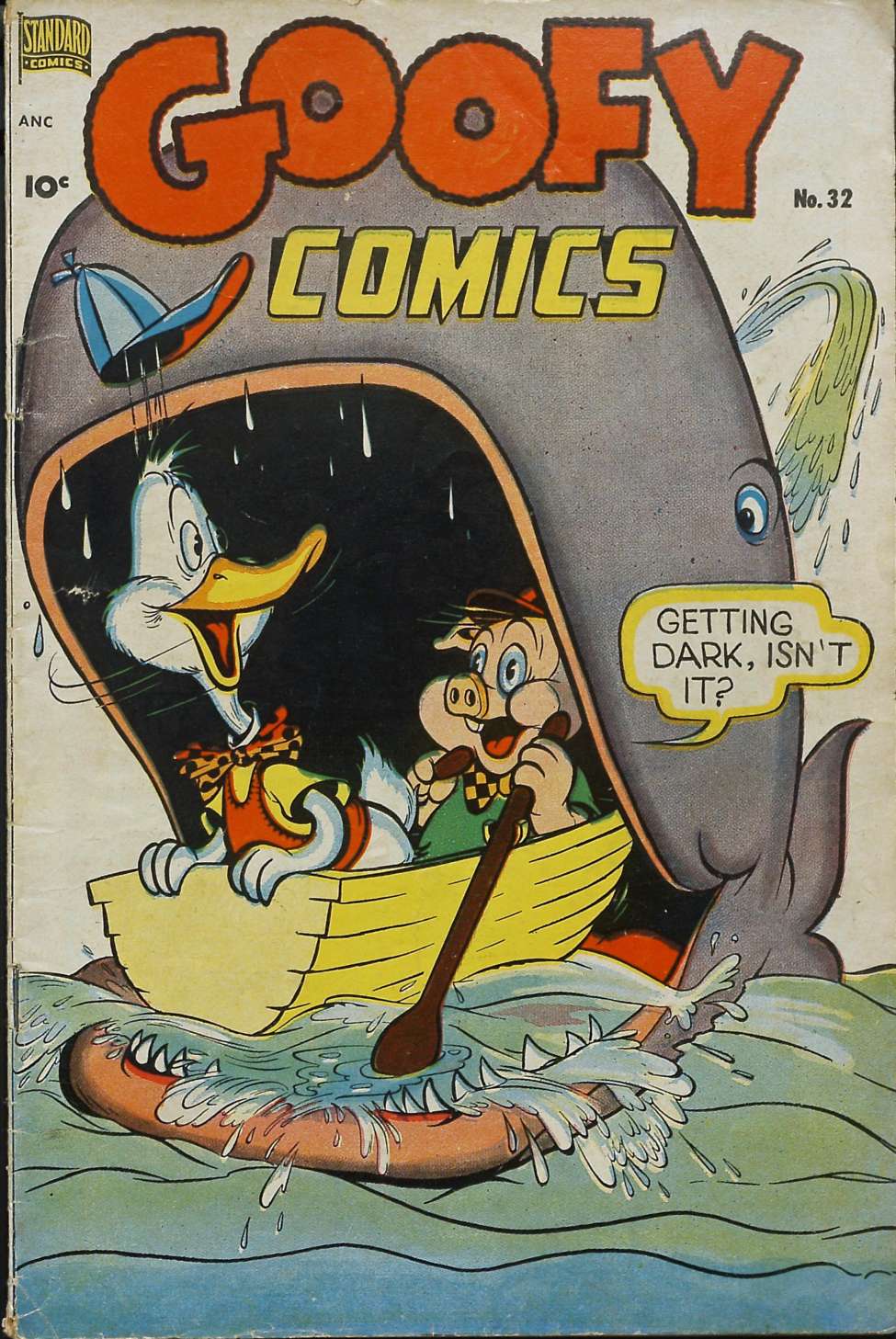 Comic Book Cover For Goofy Comics 32