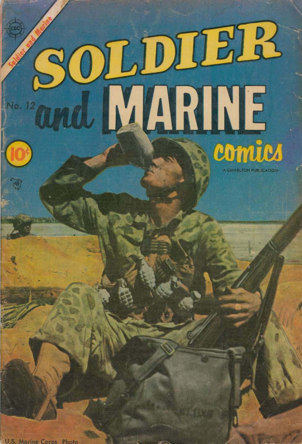 Book Cover For Soldier and Marine Comics 12