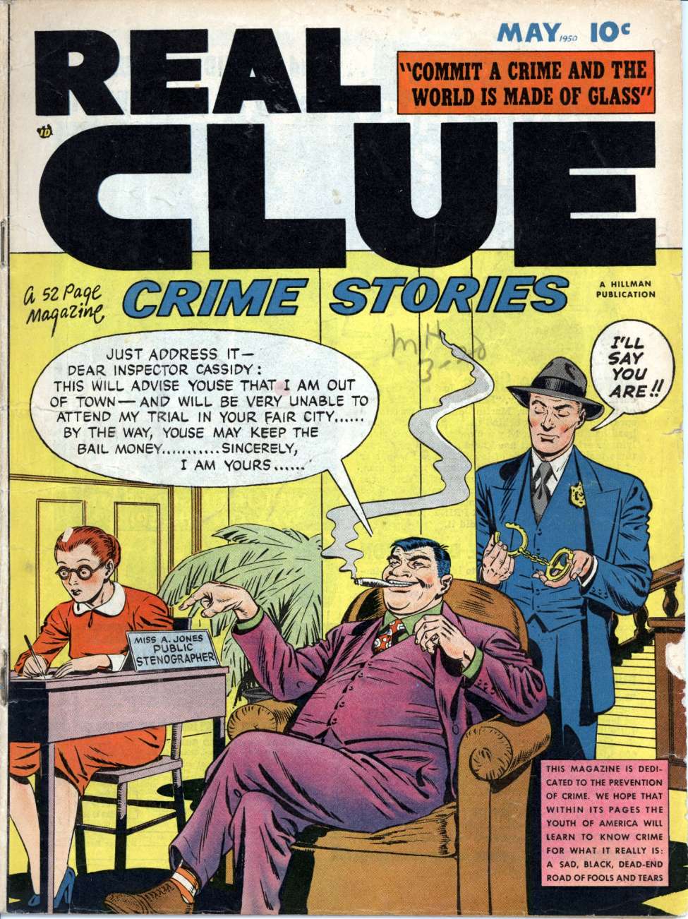 Book Cover For Real Clue Crime Stories v5 3