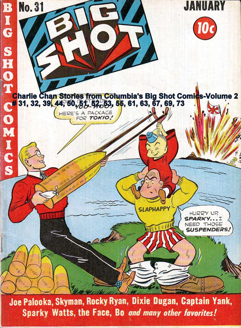 Comic Book Cover For Charlie Chan Stories from Columbia's Big Shot Comics-Volume 2