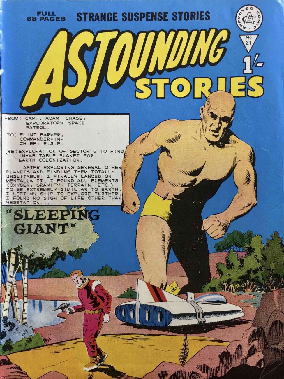 Book Cover For Astounding Stories 21