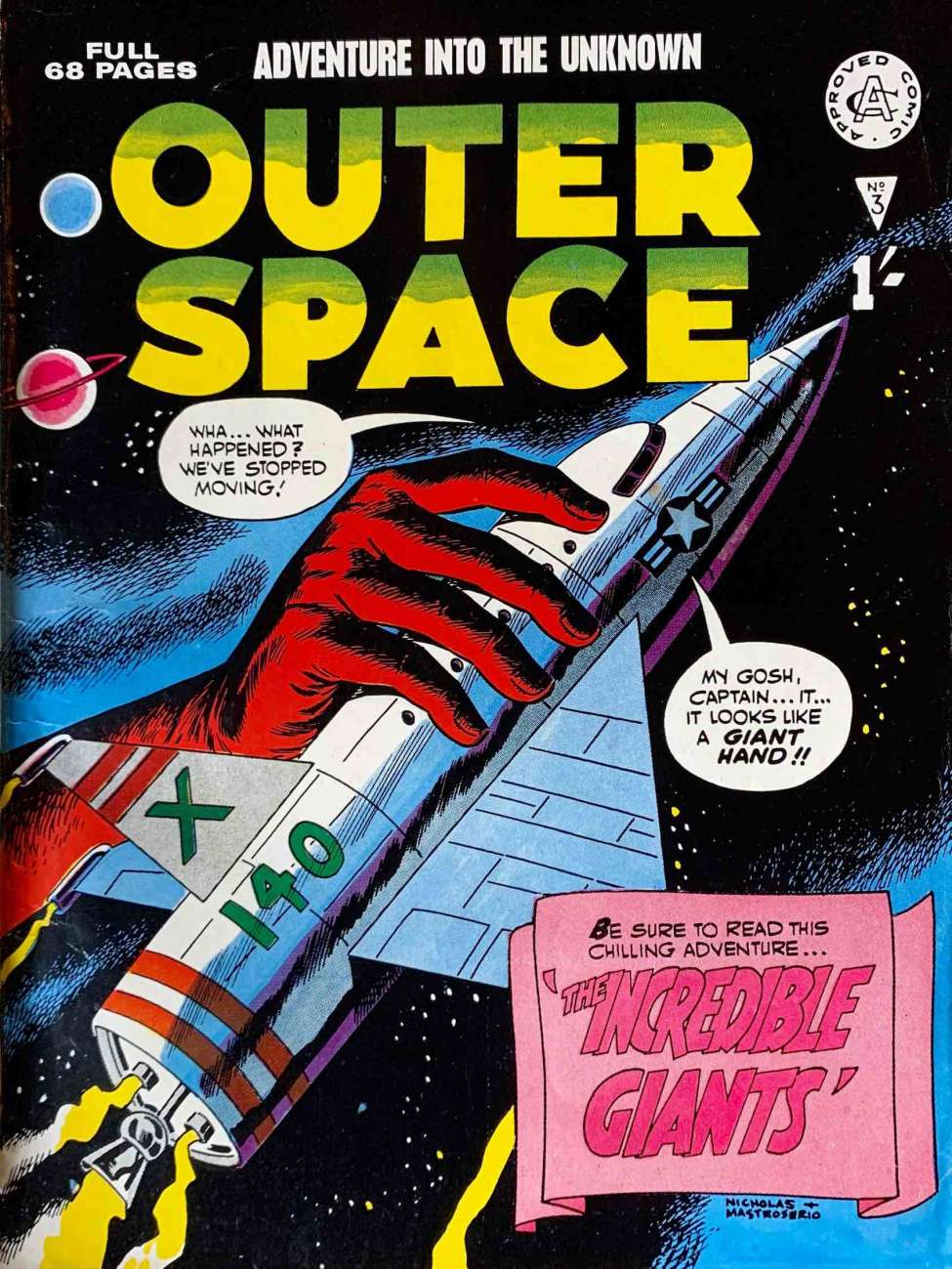 Book Cover For Outer Space 3