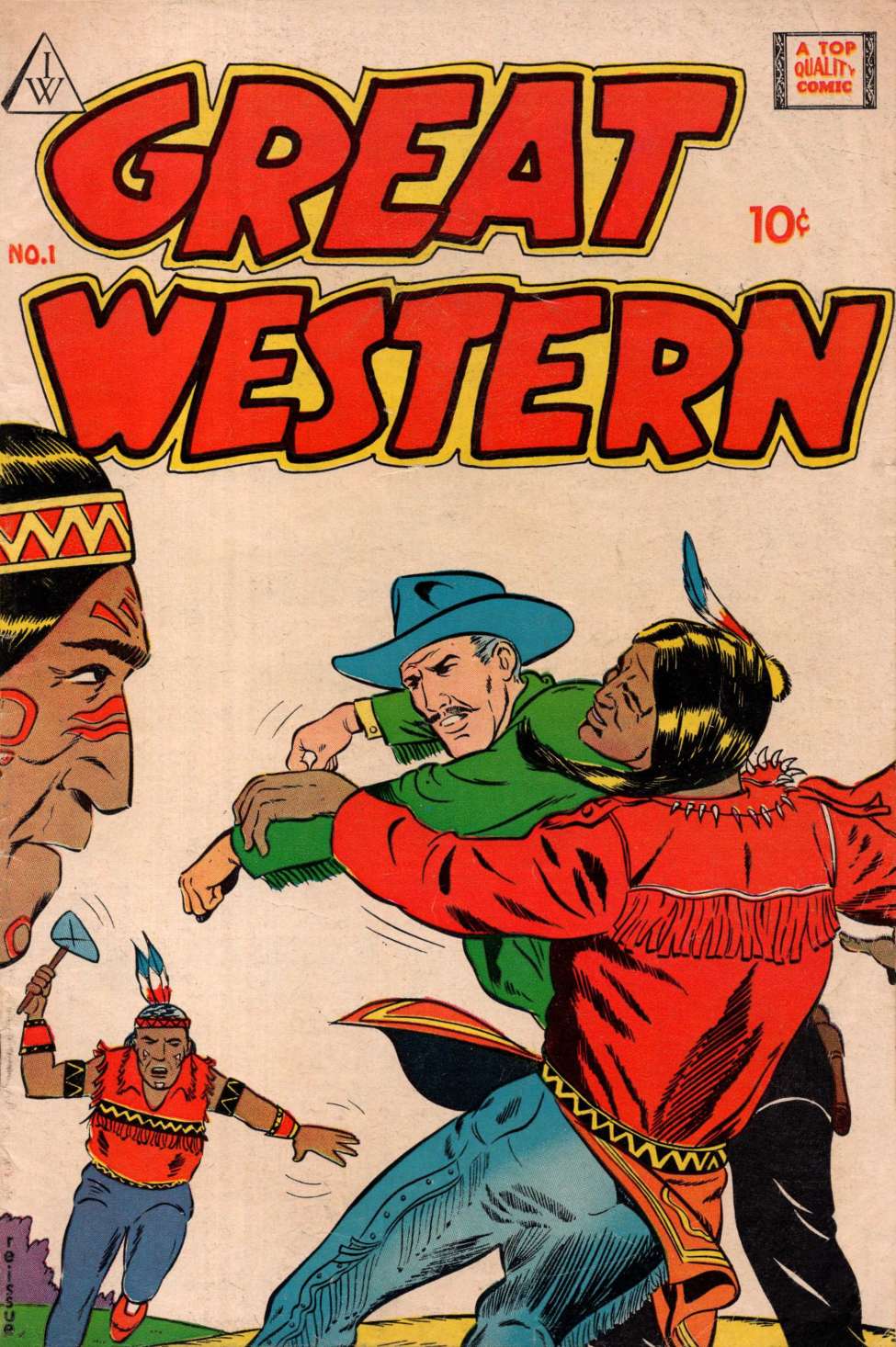 Comic Book Cover For Great Western 1