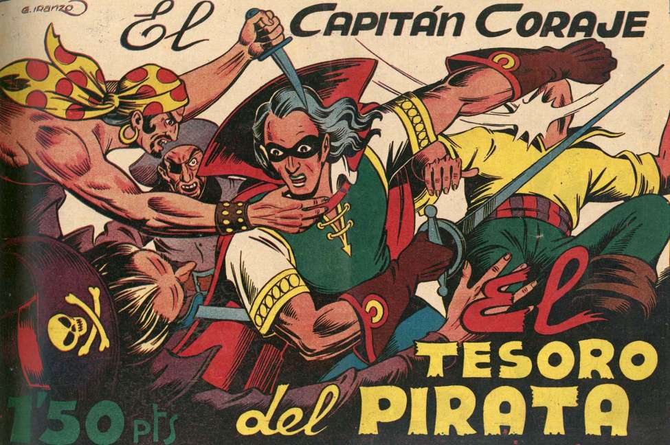 Comic Book Cover For El Capitán Coraje 4 El tesoro del pirata