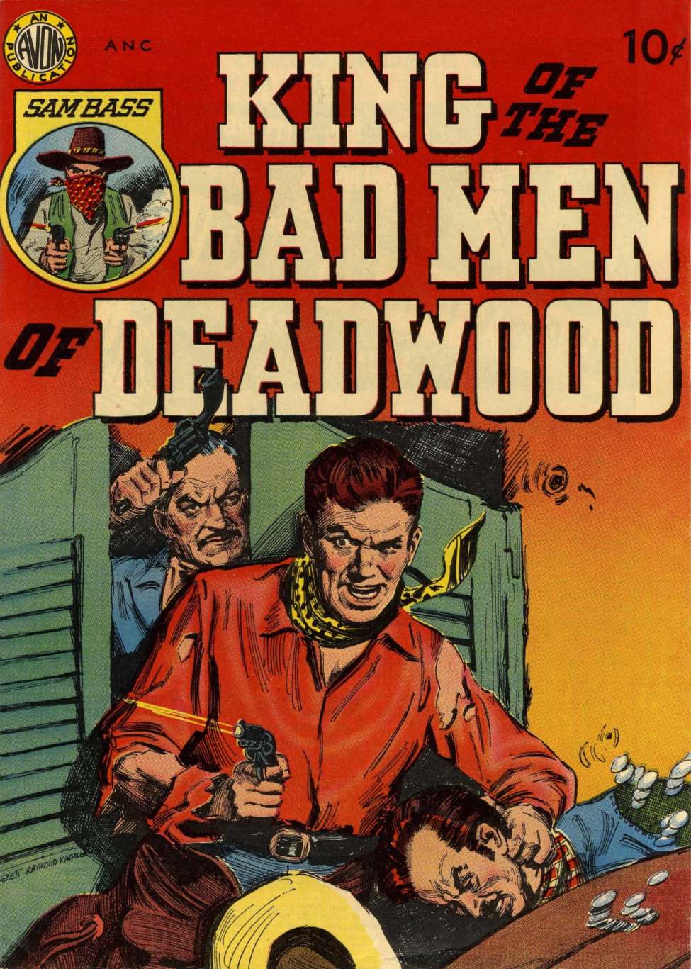 Comic Book Cover For King of the Badmen of Deadwood (nn) - Version 2