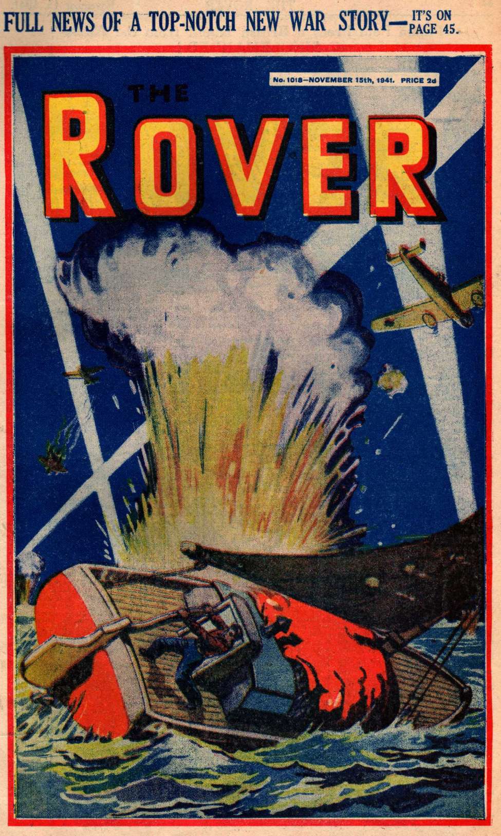 Comic Book Cover For The Rover 1018