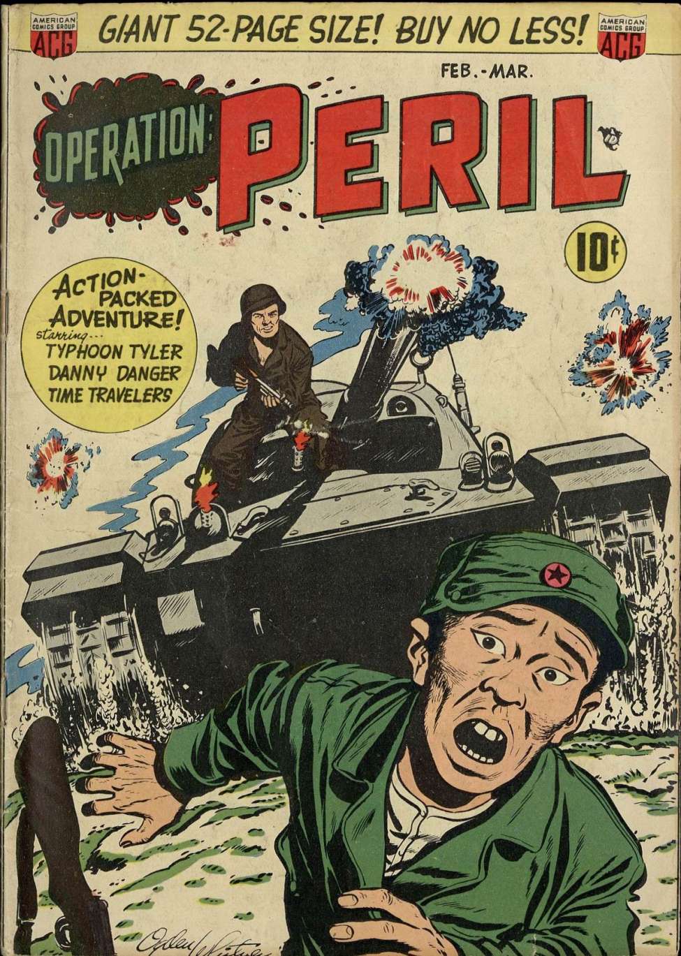 Comic Book Cover For Operation: Peril 3