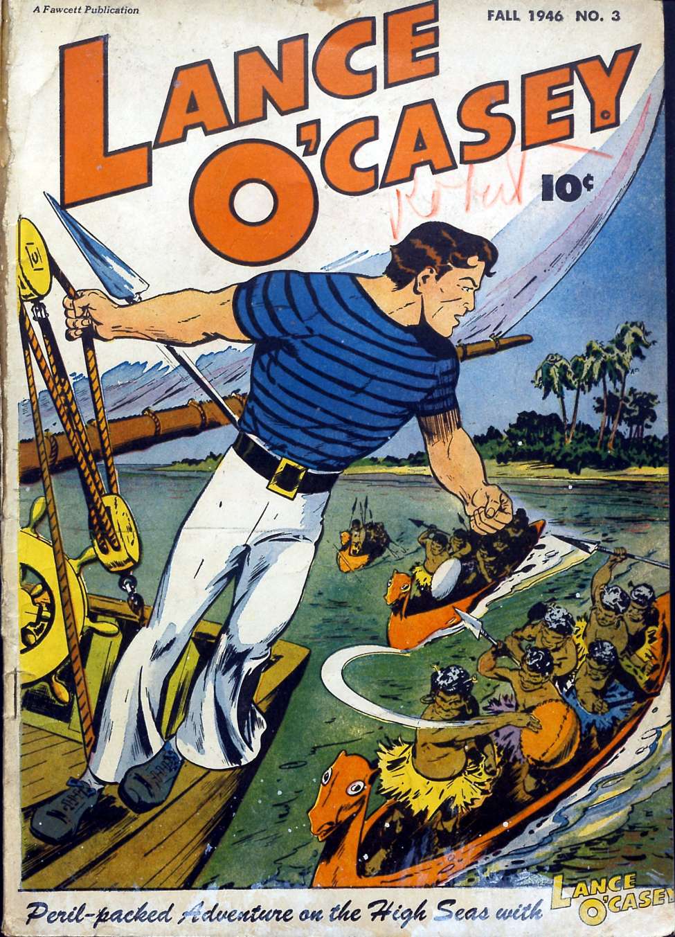 Comic Book Cover For Lance O'Casey 3