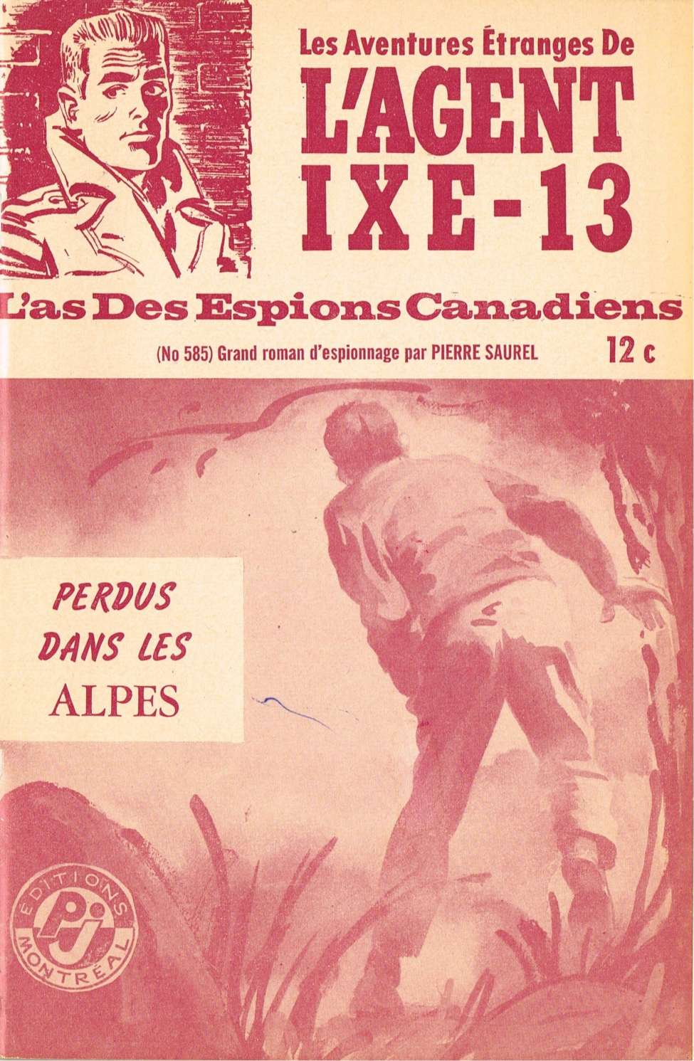 Book Cover For L'Agent IXE-13 v2 585 - Perdus dans les Alpes