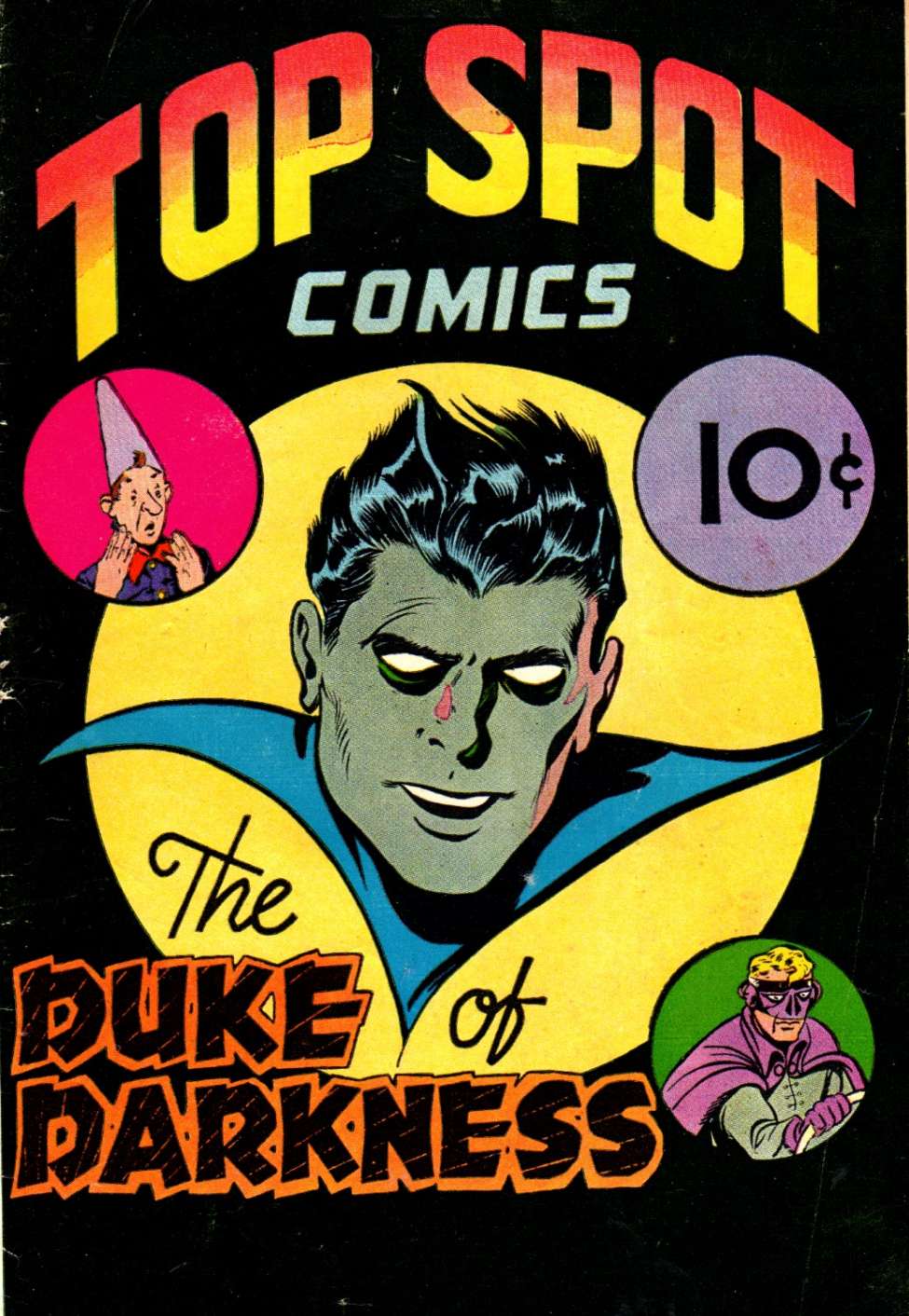 Comic Book Cover For Top Spot Comics 1