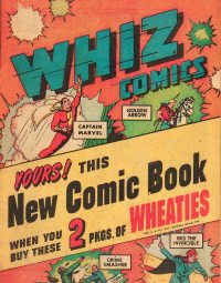 Large Thumbnail For Whiz Comics Wheaties Giveaway - Version 2