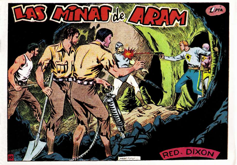 Comic Book Cover For Red Dixon 10 - Las Minas De Aram