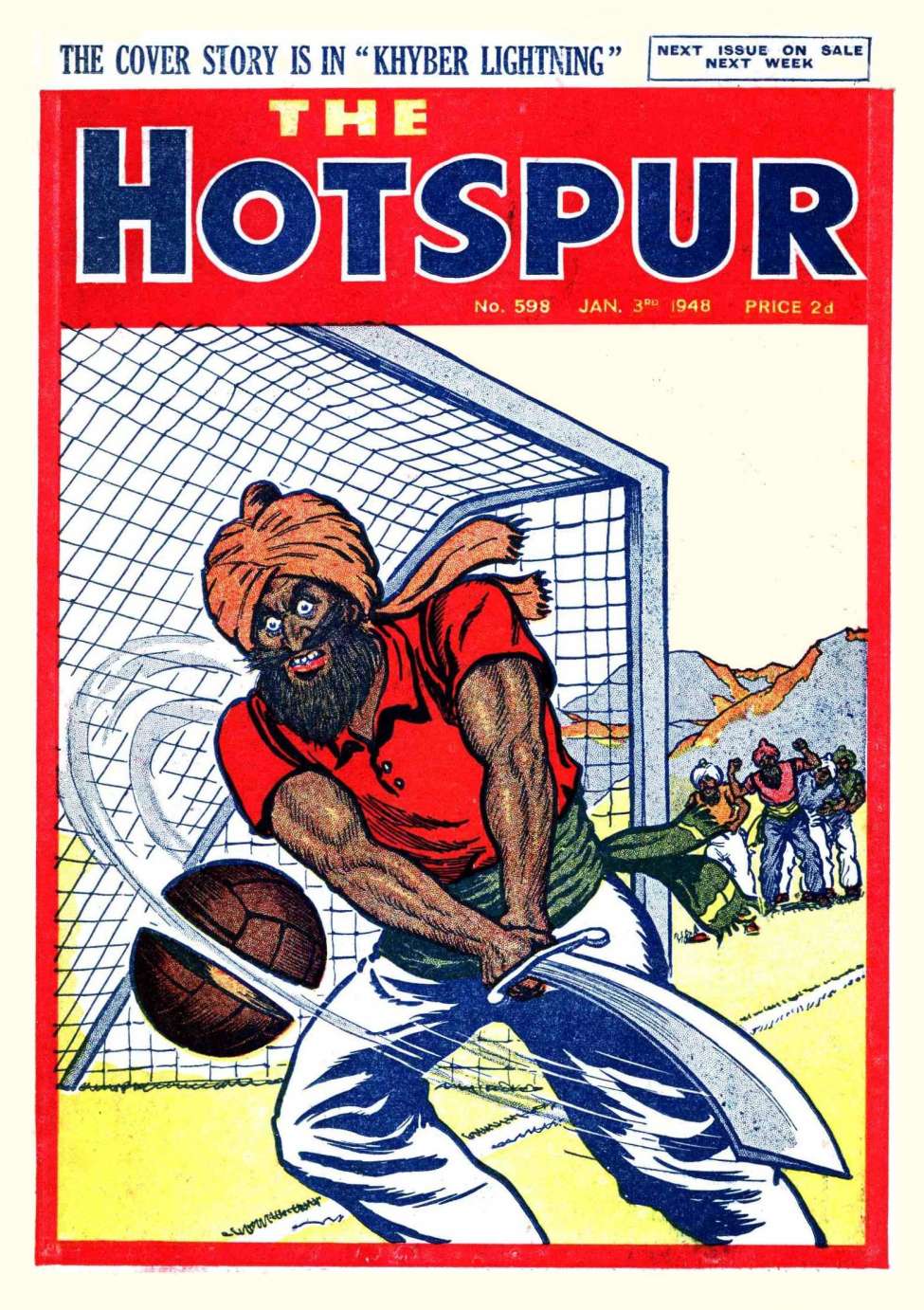 Book Cover For The Hotspur 598