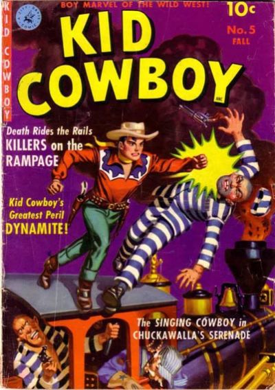 Comic Book Cover For Kid Cowboy 5 - Version 1