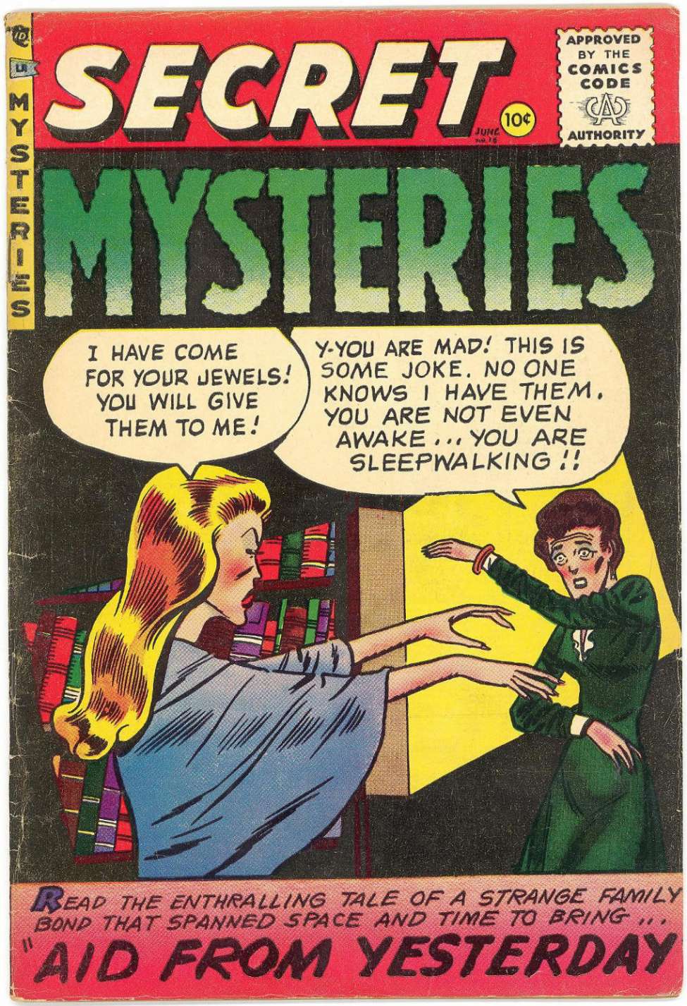Comic Book Cover For Secret Mysteries 18