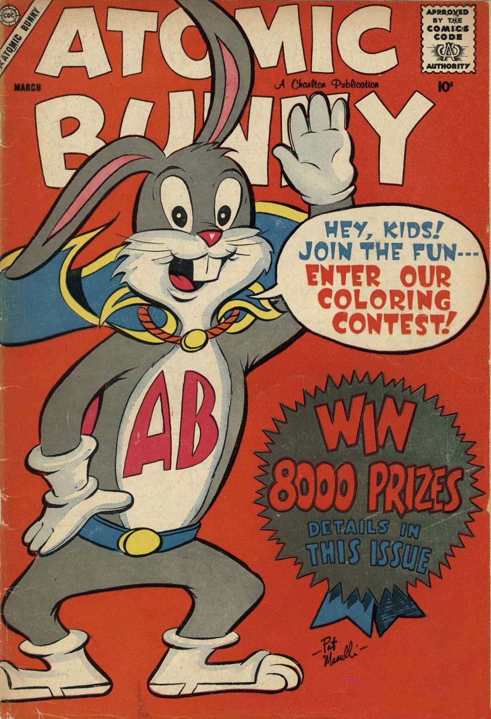 Comic Book Cover For Atomic Bunny 15