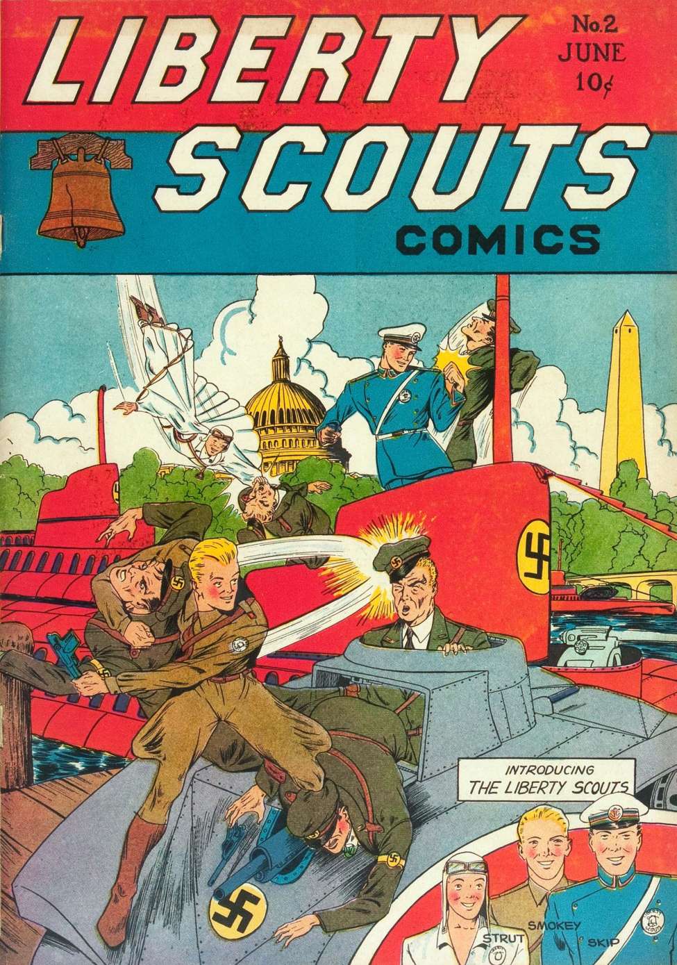 Book Cover For Liberty Scouts 2