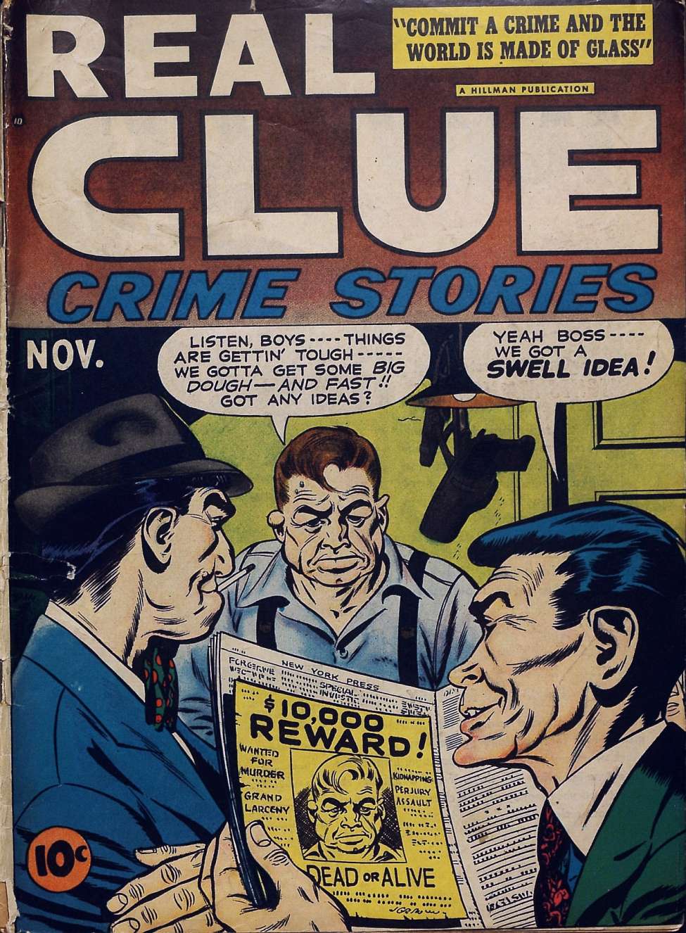 Book Cover For Real Clue Crime Stories v2 9
