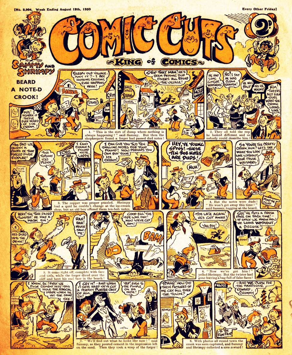 Comic Book Cover For Comic Cuts 2904