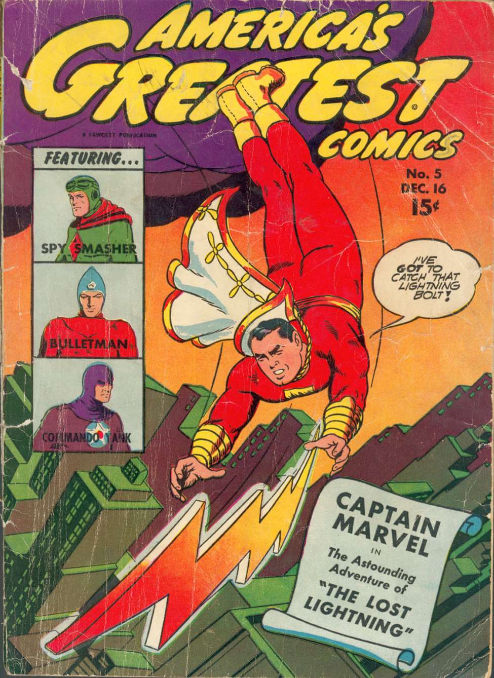 Comic Book Cover For America's Greatest Comics 5