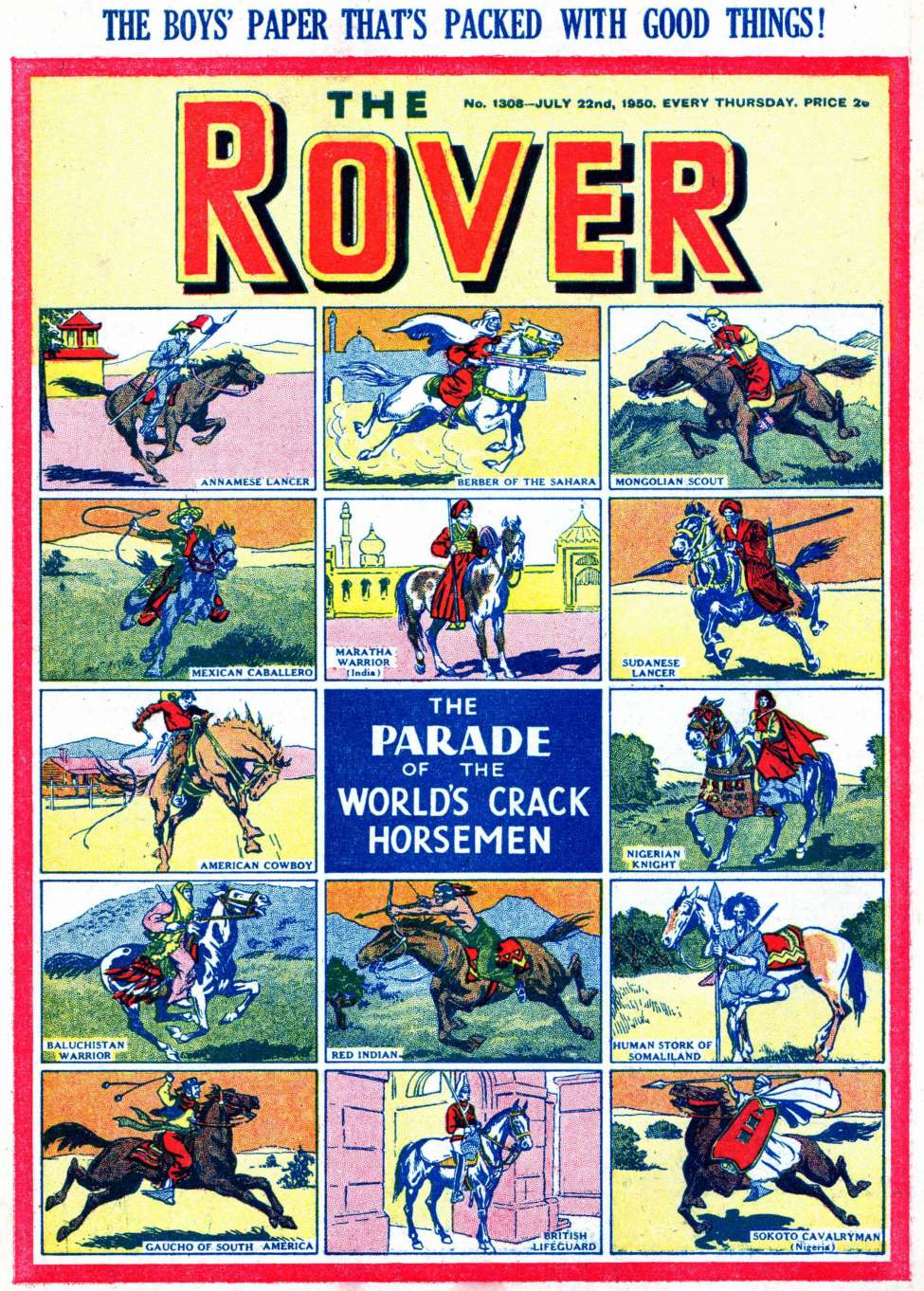 Comic Book Cover For The Rover 1308