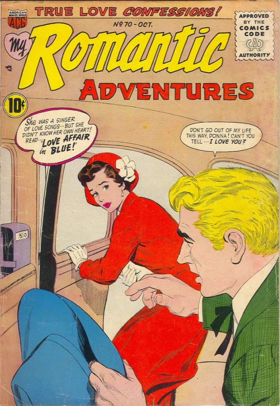 Comic Book Cover For My Romantic Adventures 70