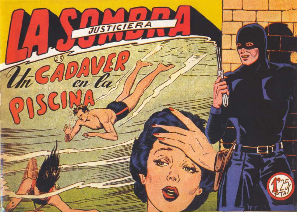 Book Cover For La Sombra Justiciera 23 - Un Cadaver en La Piscina