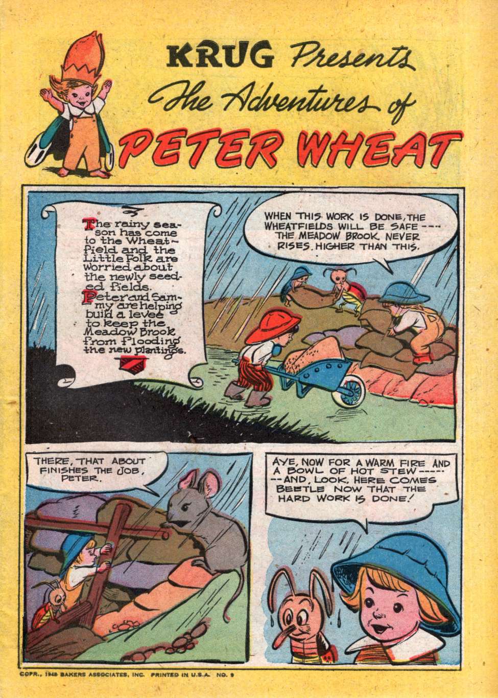 Comic Book Cover For The Adventures of Peter Wheat 9