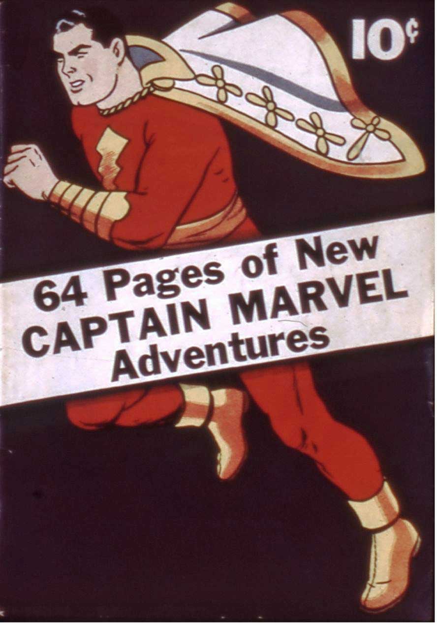 Comic Book Cover For Captain Marvel Adventures 1 (fiches) (alt) - Version 2