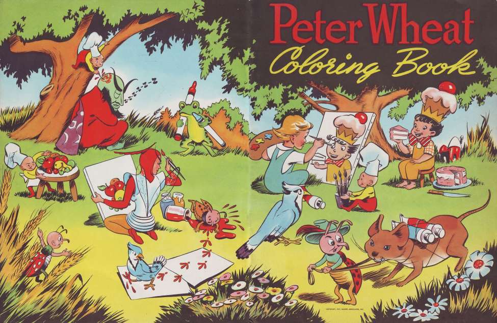 Book Cover For Peter Wheat Coloring Book