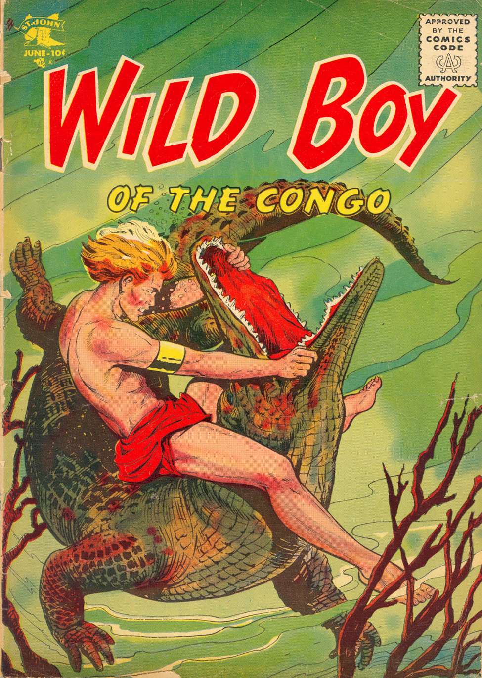 Comic Book Cover For Wild Boy of the Congo 15