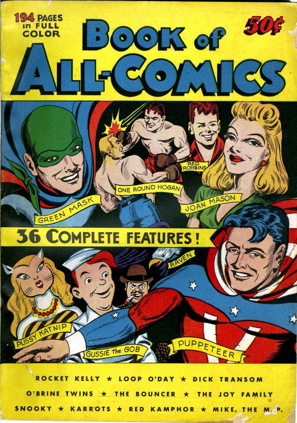 Comic Book Cover For Book Of All-Comics pt.1 - Version 1