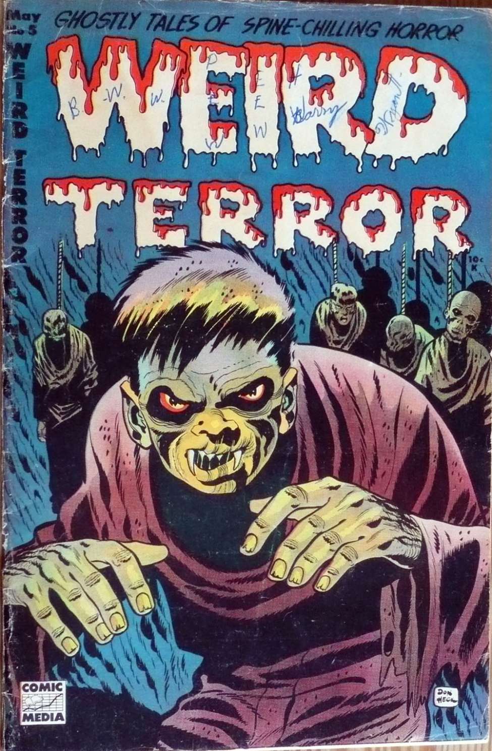Book Cover For Weird Terror 5