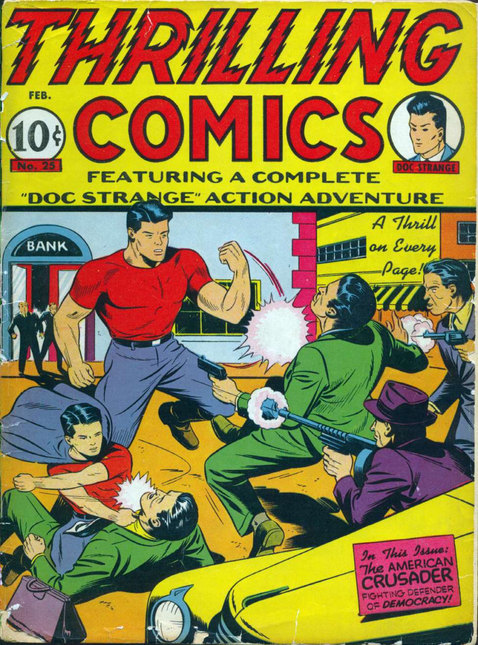 Book Cover For Thrilling Comics 25