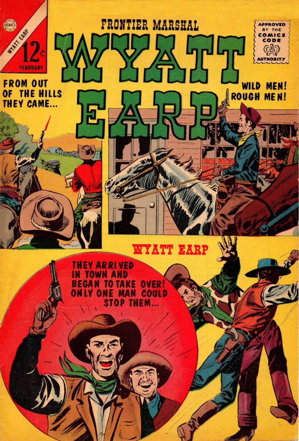 Comic Book Cover For Wyatt Earp Frontier Marshal 46 - Version 1