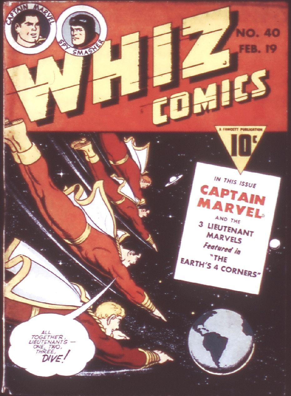 Comic Book Cover For Whiz Comics 40 (fiche)