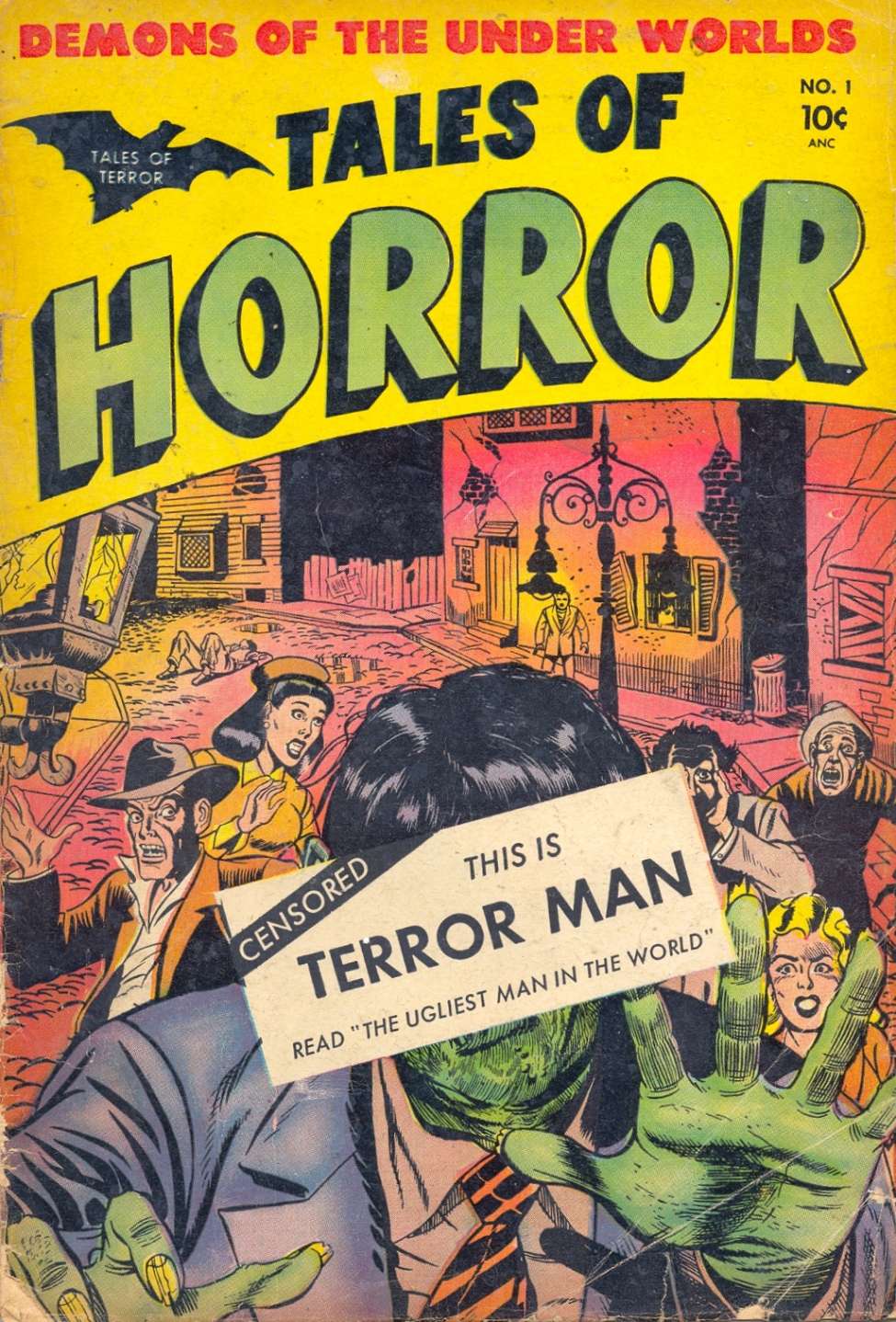 Comic Book Cover For Tales of Horror 1