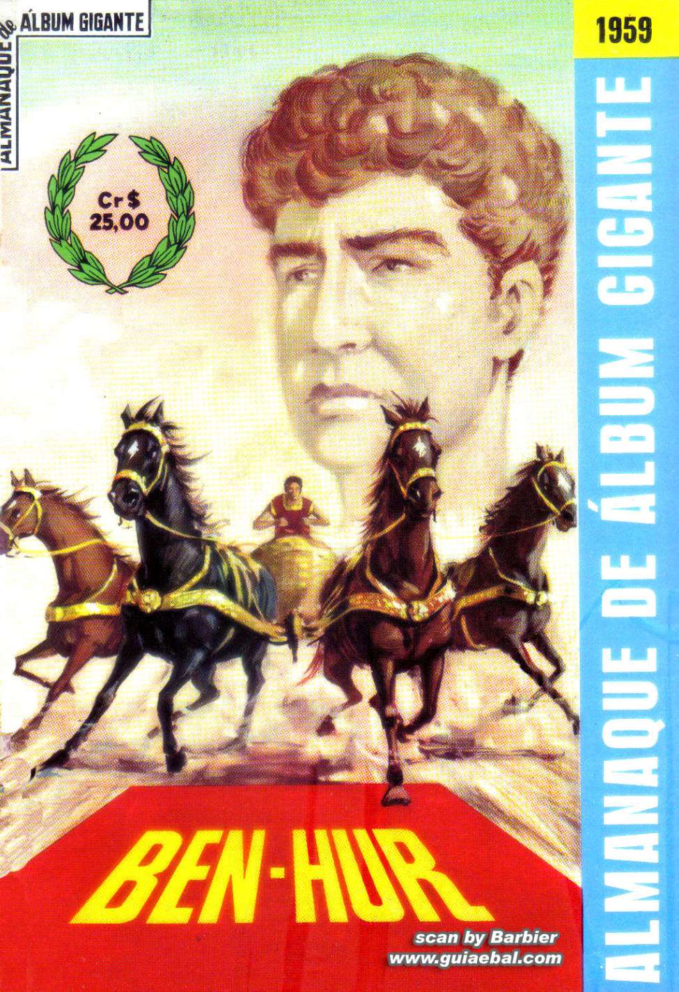 Book Cover For Almanaque Album Gigante 1959 - Ben-Hur