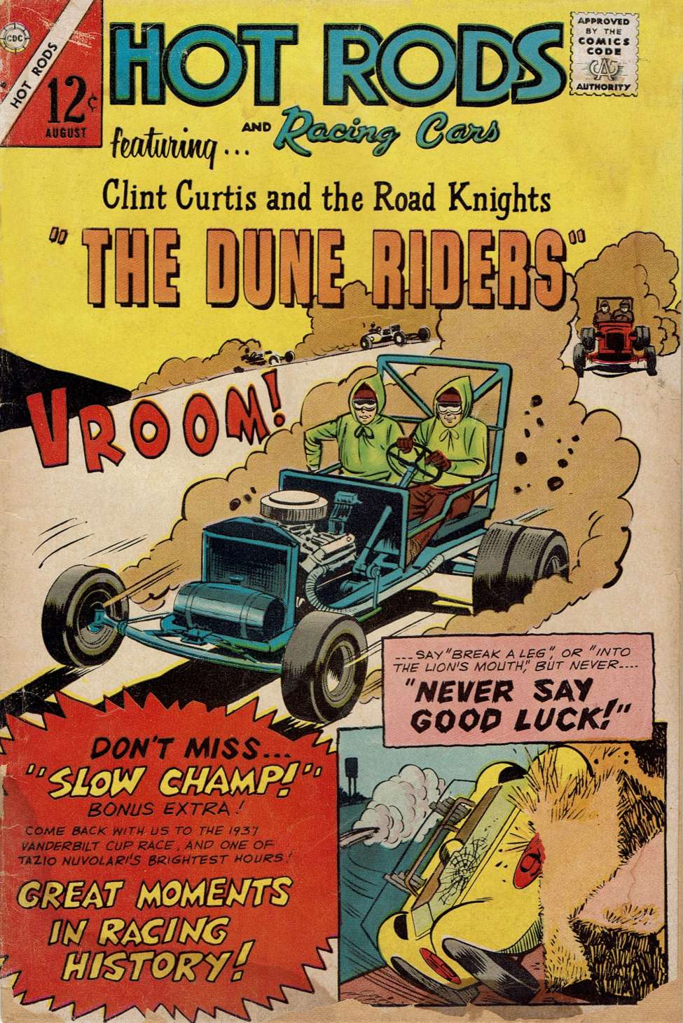 Comic Book Cover For Hot Rods and Racing Cars 80
