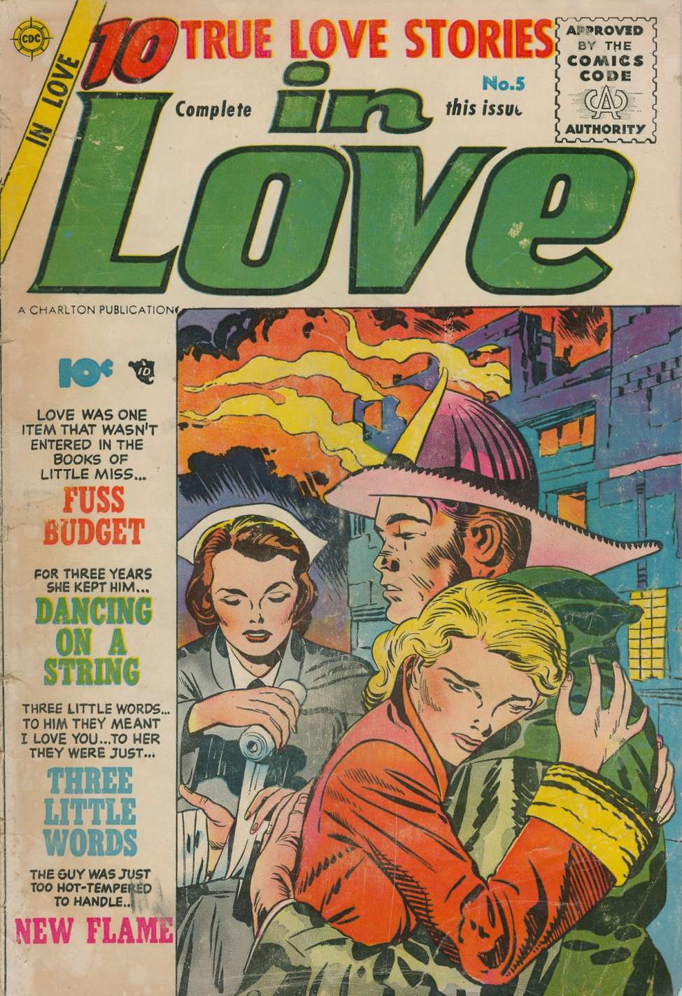 Comic Book Cover For In Love 5