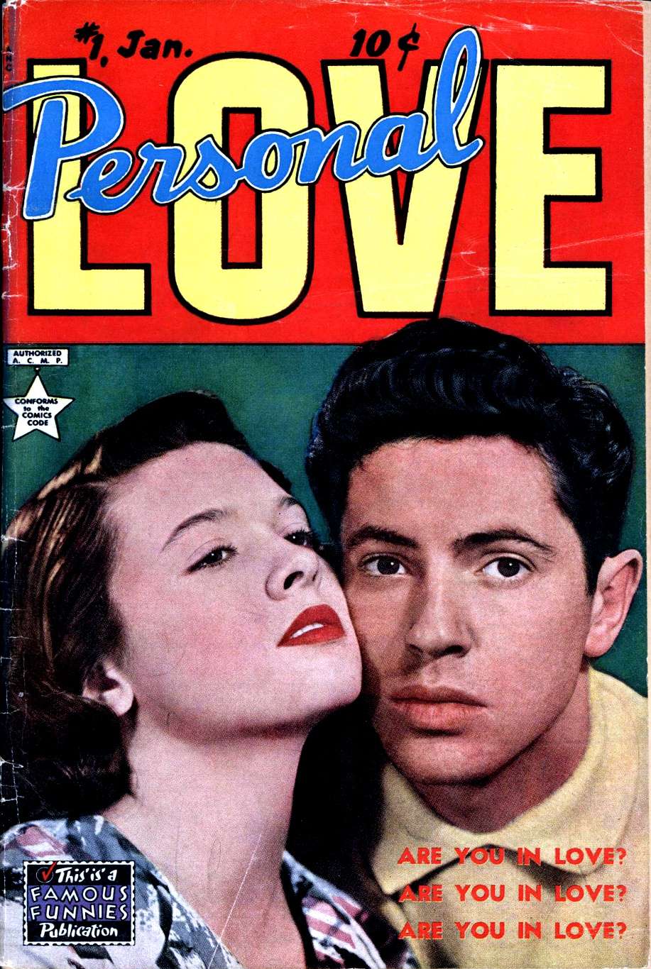 Comic Book Cover For Personal Love 1