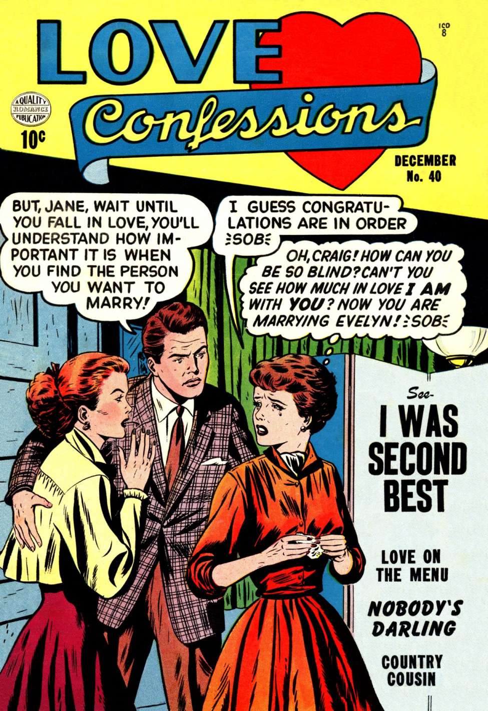 Comic Book Cover For Love Confessions 40