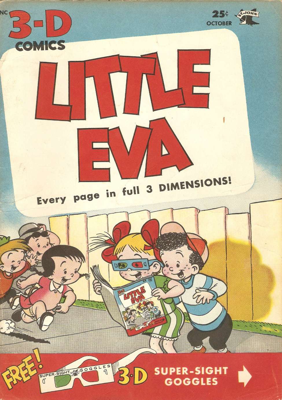 Book Cover For Little Eva 3-D 1 - Version 1